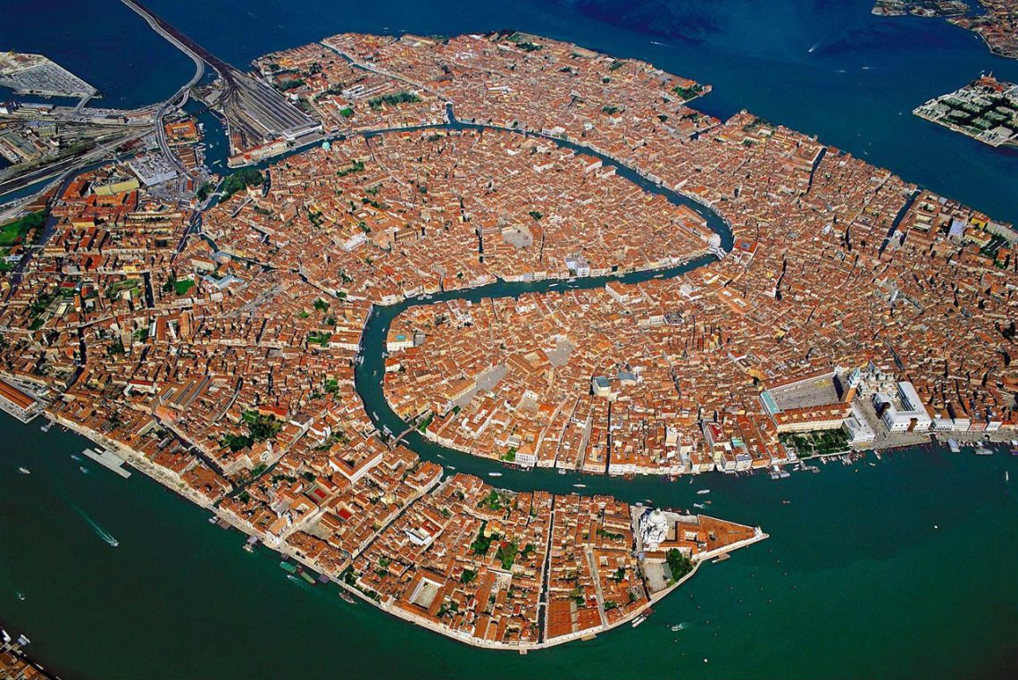 Venedik havadan görünümü