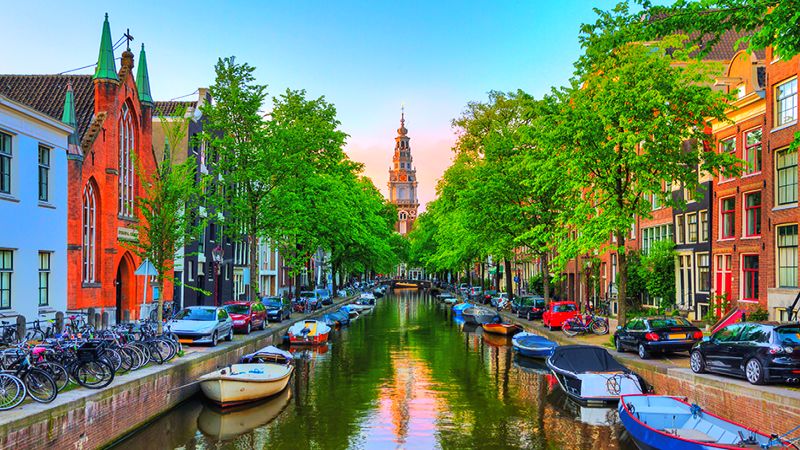 Amsterdam'da Kanallar